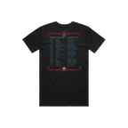 Skull Astronaut Tour T-Shirt - Black
