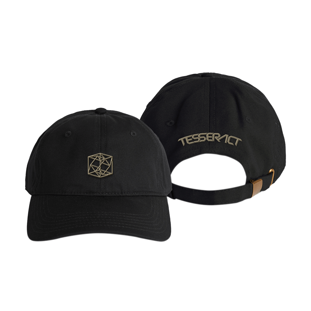 Embroidered Cube Cap - Black