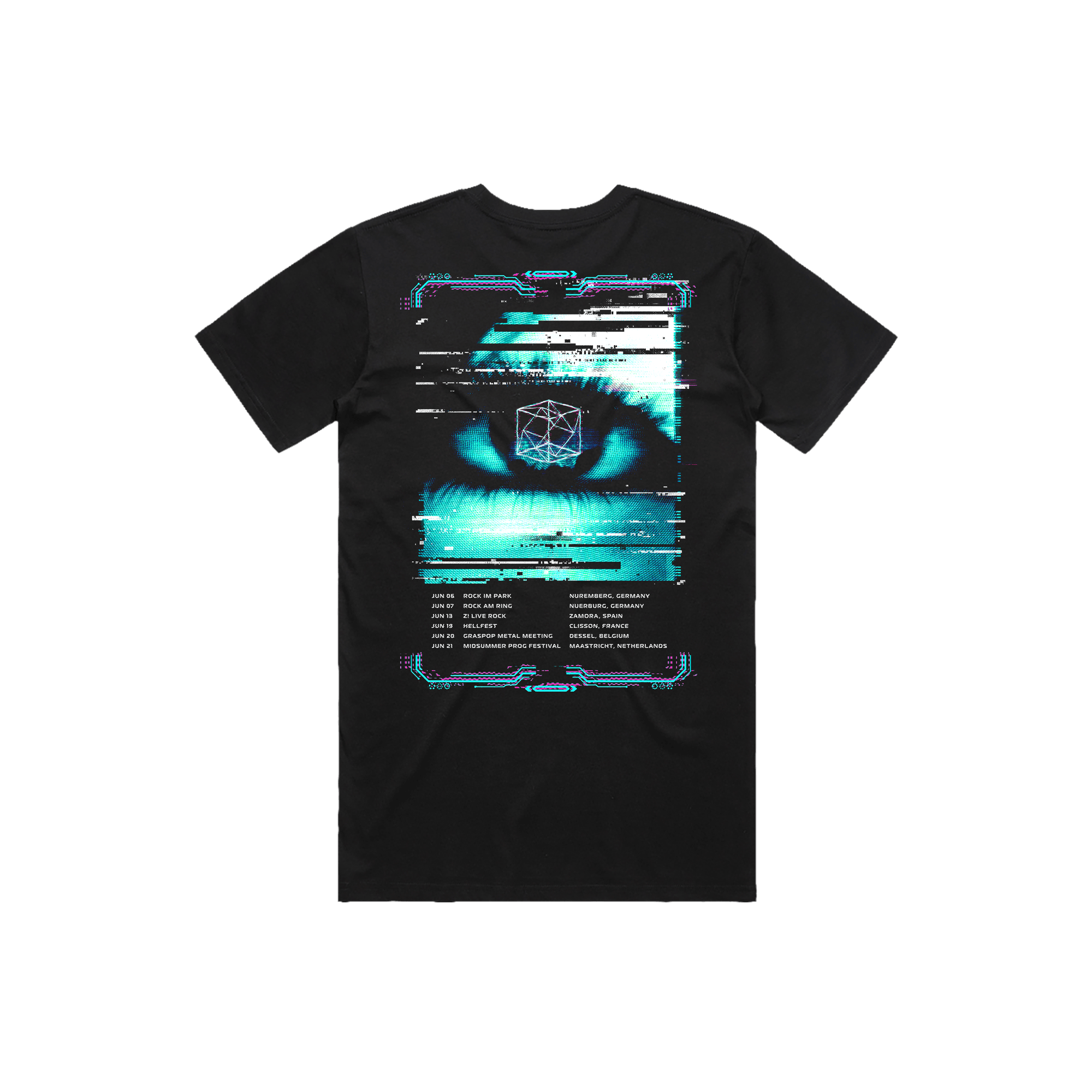 EU Festivals 2026 Tee - Black