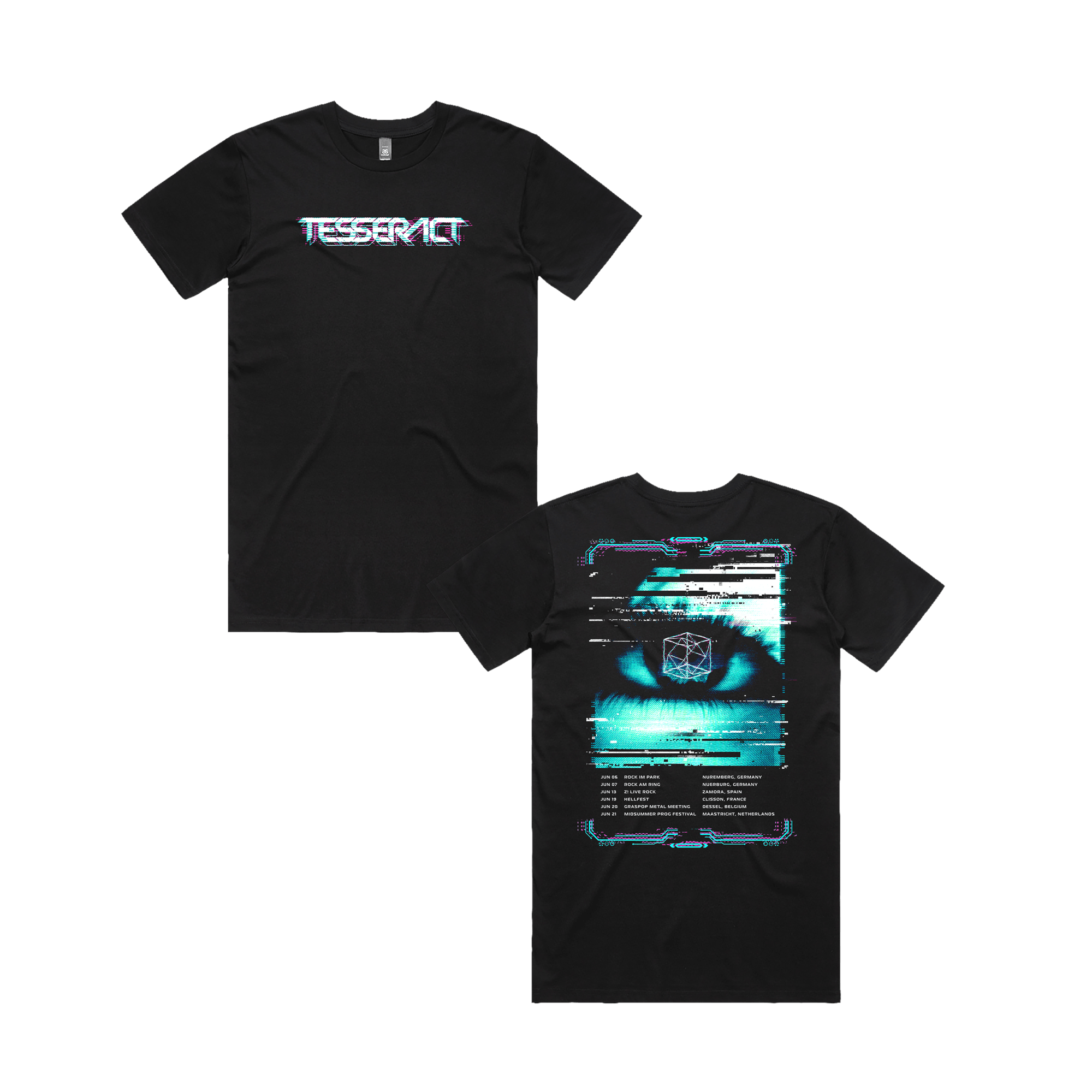 EU Festivals 2026 Tee - Black