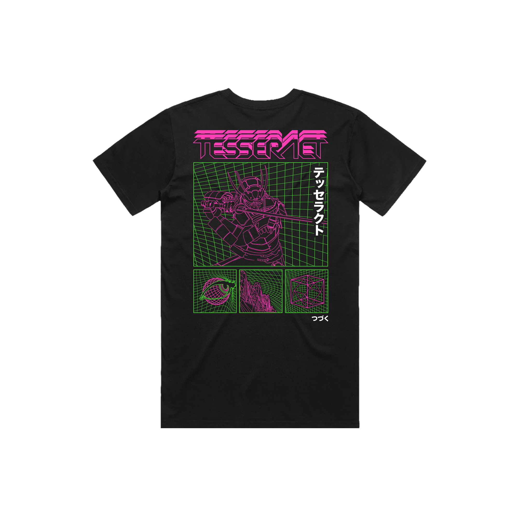 Neon Samurai Tee - Black
