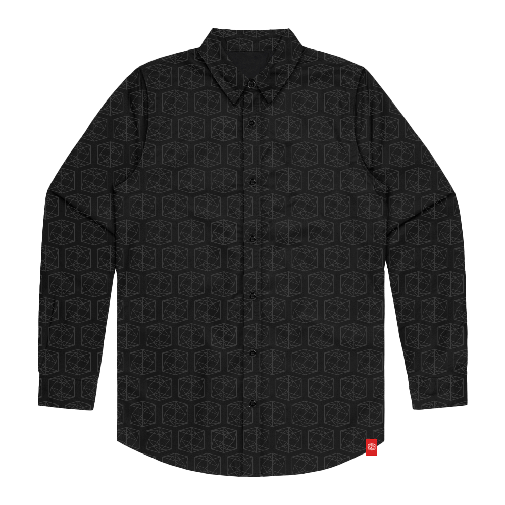 Cube Long Sleeve Shirt - Black