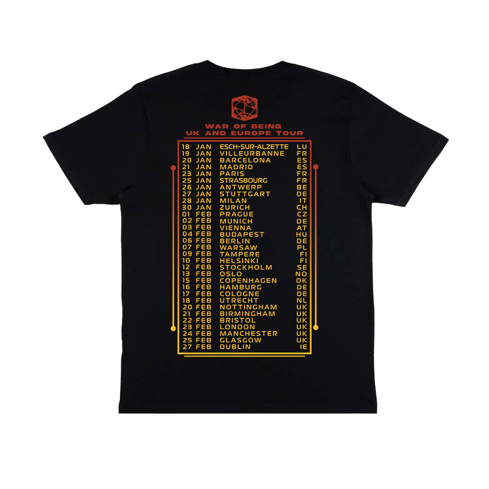UK/EU WoB Tour T-Shirt – Black