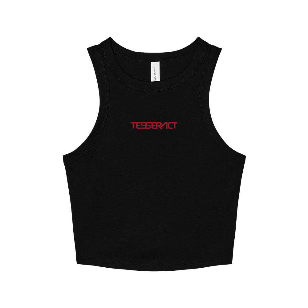 Logo Crop Top - Black