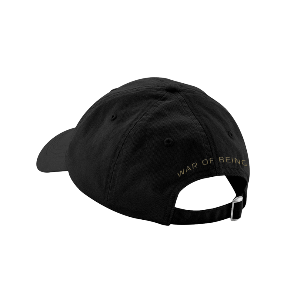 Embroidered Labyrinth Cap - Black