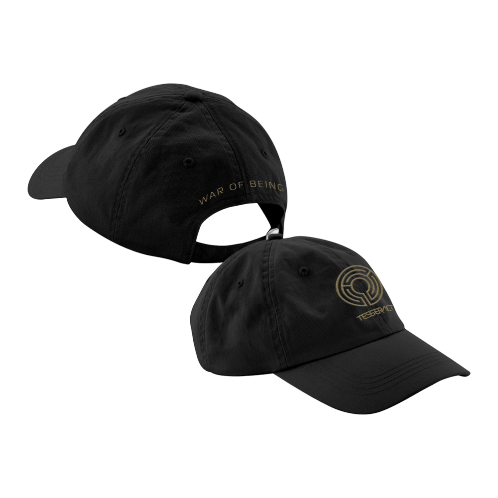 Embroidered Labyrinth Cap - Black